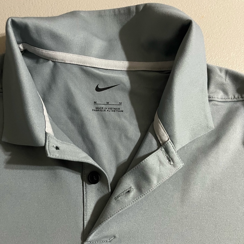 Nike Gray Polo Shirt for Men M - Picture 4 of 6